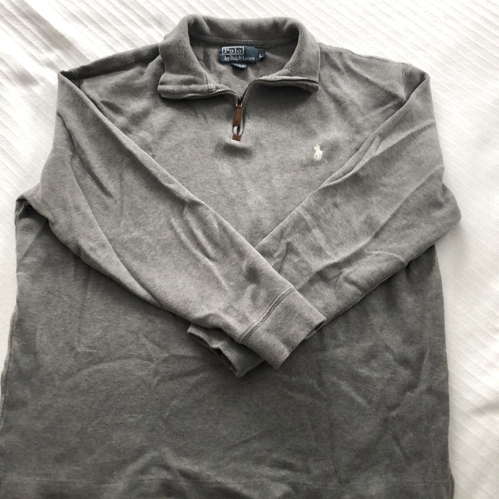 Polo by Ralph Lauren men’s Large 1/4 zip sweater.